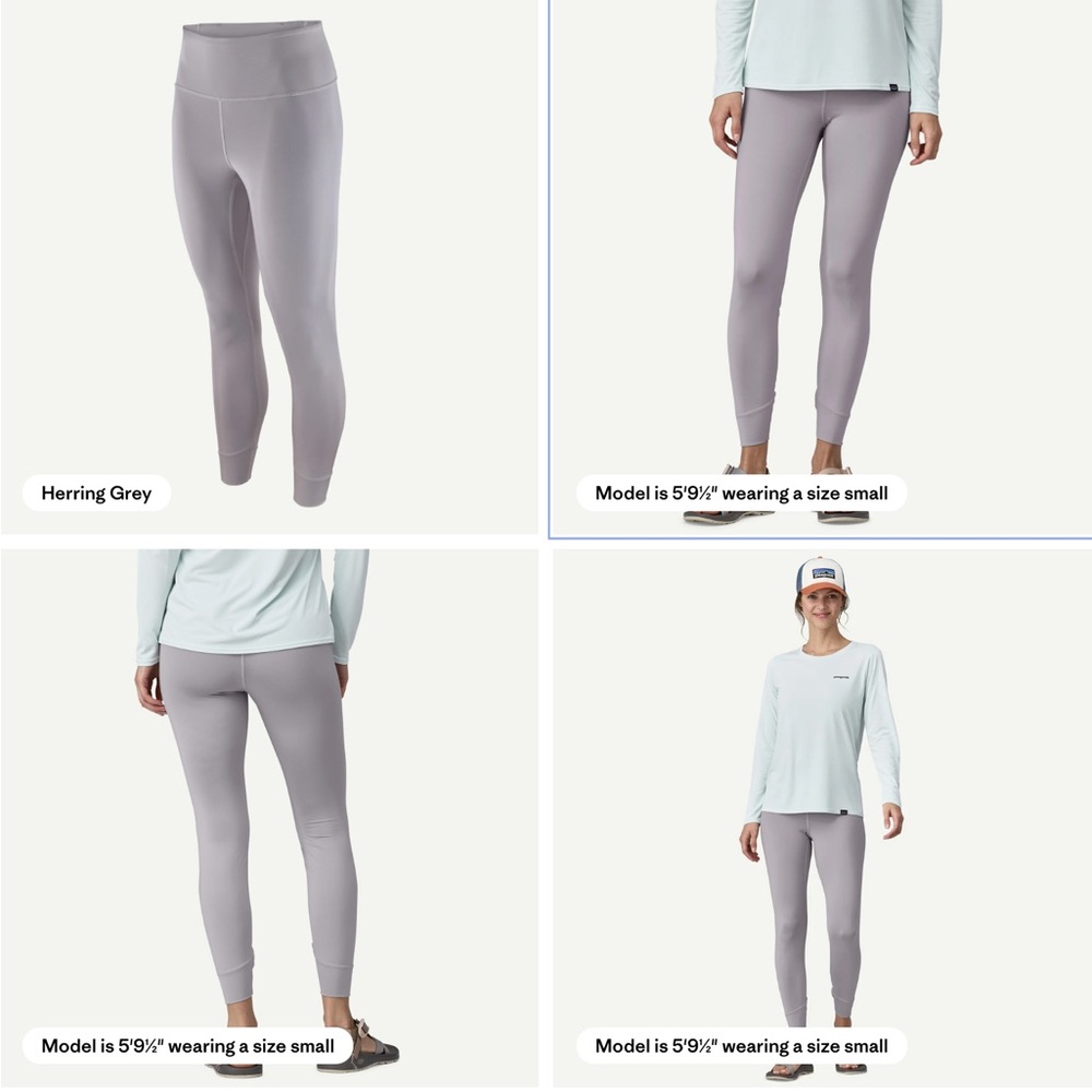 Patagonia Women’s Tropic Comfort Sun Tights Herring Grey